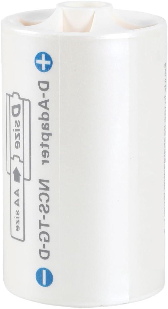 Batterij Adapter Sleeve - Batterij Converter Houder - Elektronica Gebruik - AA naar D Conversie - 53 x 32 mm