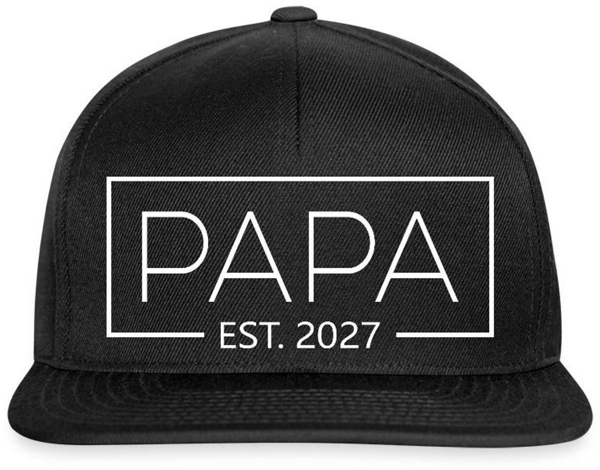 Papa 2027 | Nieuwe Papa Snapback cap