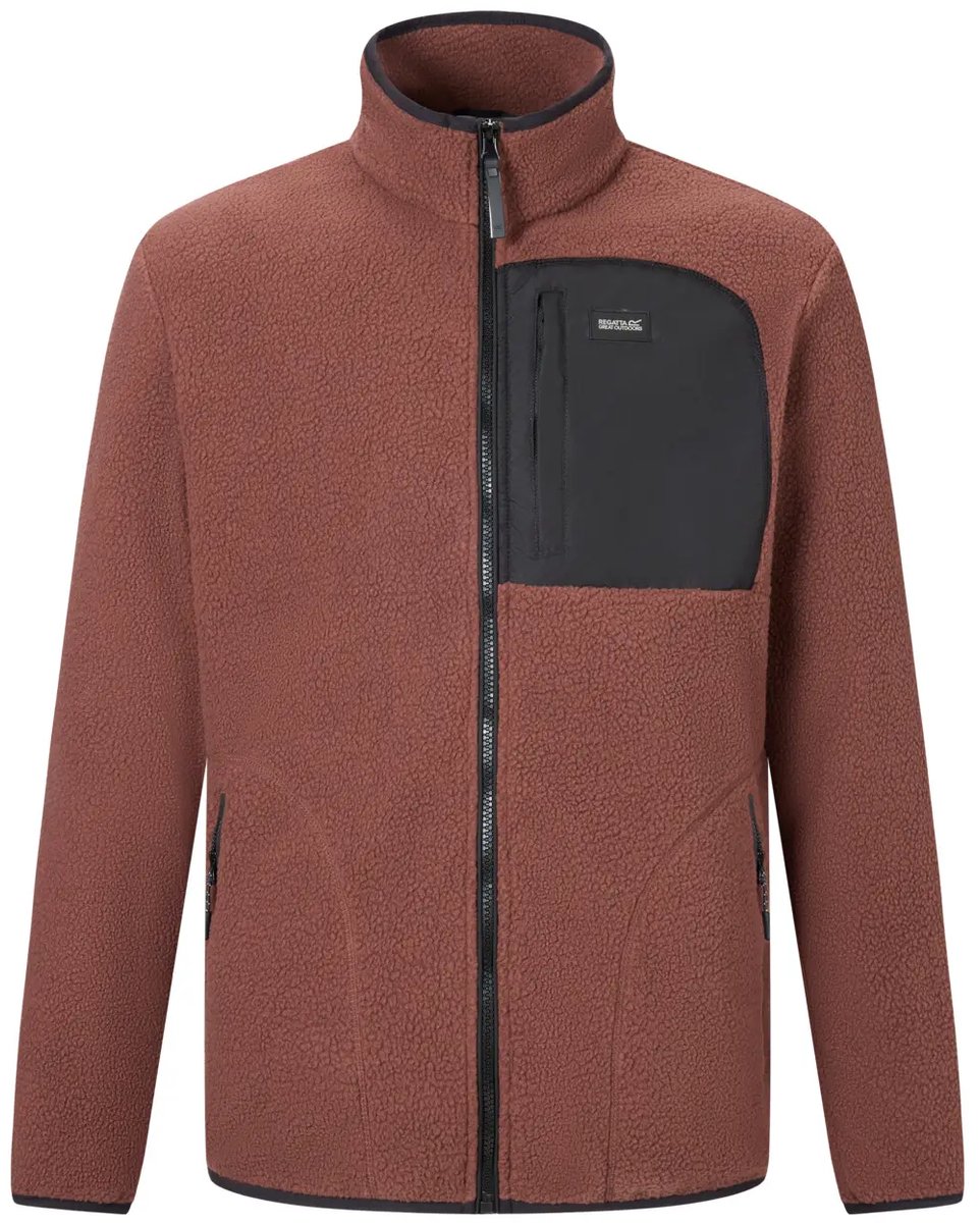 Regatta Frankie Borg Fleece Met Volledige Rits Man Zwart