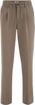 WE Fashion Heren regular fit broek met elastische tailleband