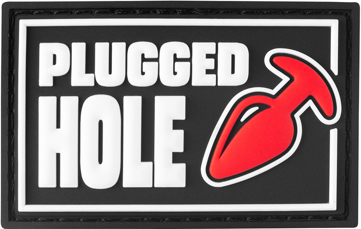 Fuck&Fist - Wear It - PLUGGED HOLE - Fetish Tag met Klittenband