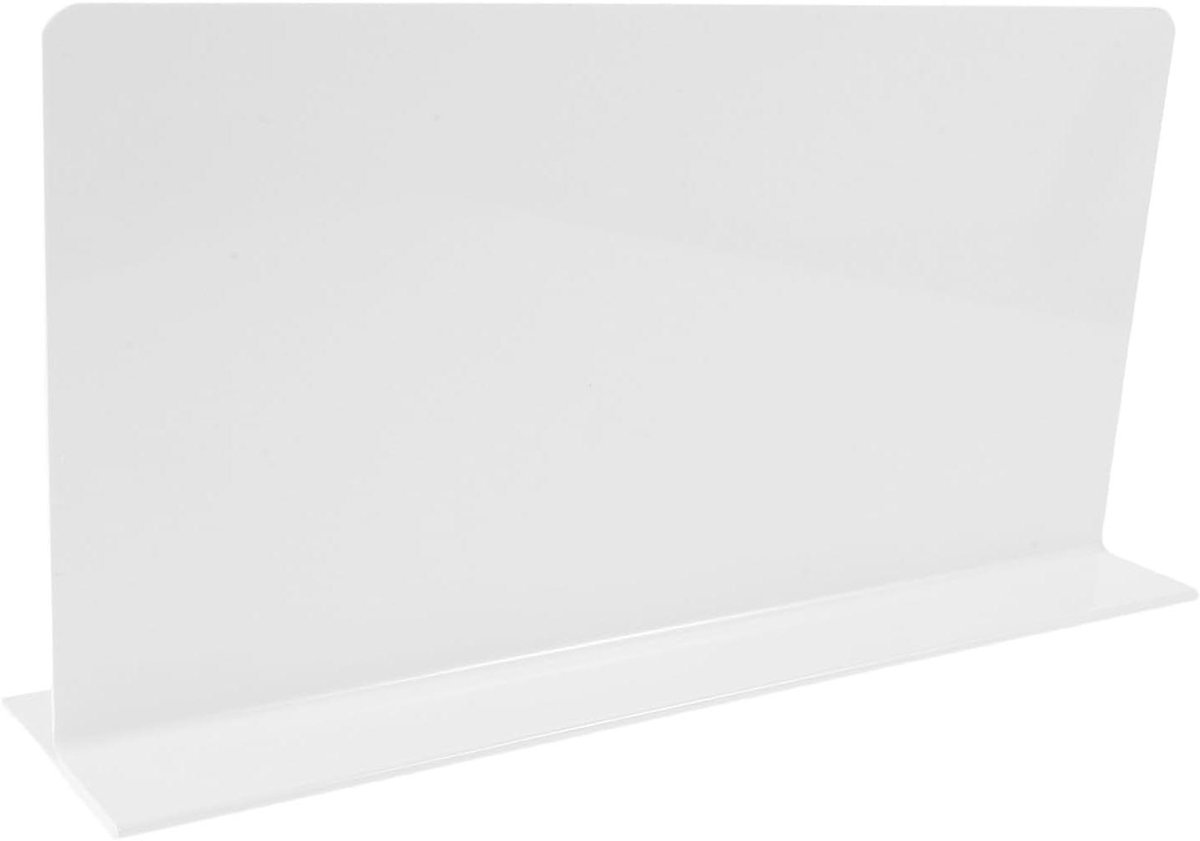 Spatbescherming Keuken - Waterkering Aanrecht - Aanrecht Schoonhouden - Snelle Installatie - 30 x 15 x 7 cm - Wit
