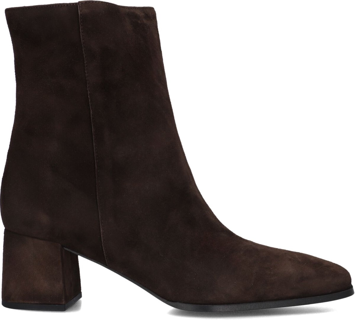 Notre-V 4340 Enkellaarsjes - Enkelboots met rits - Dames - Bruin - Maat 37