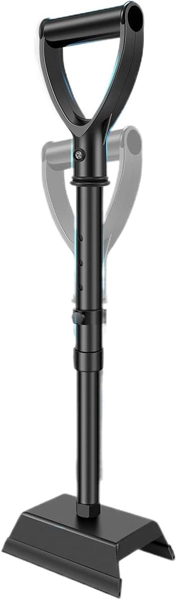 Stahulp Senioren - Mobiliteitshulpmiddel Sta-op - Veiliger Bewegen - In Hoogte Verstelbaar - 44-54 cm - Zilver