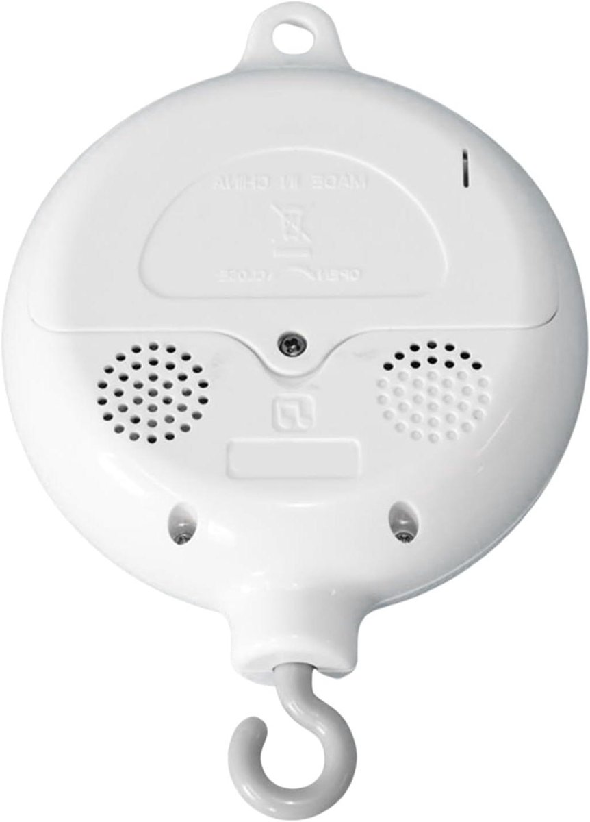 Wiegenmobiel Motor - Baby Mobiel Muziekdoos - Baby Vermaken - Automatische Draaiing - 14 cm - Wit