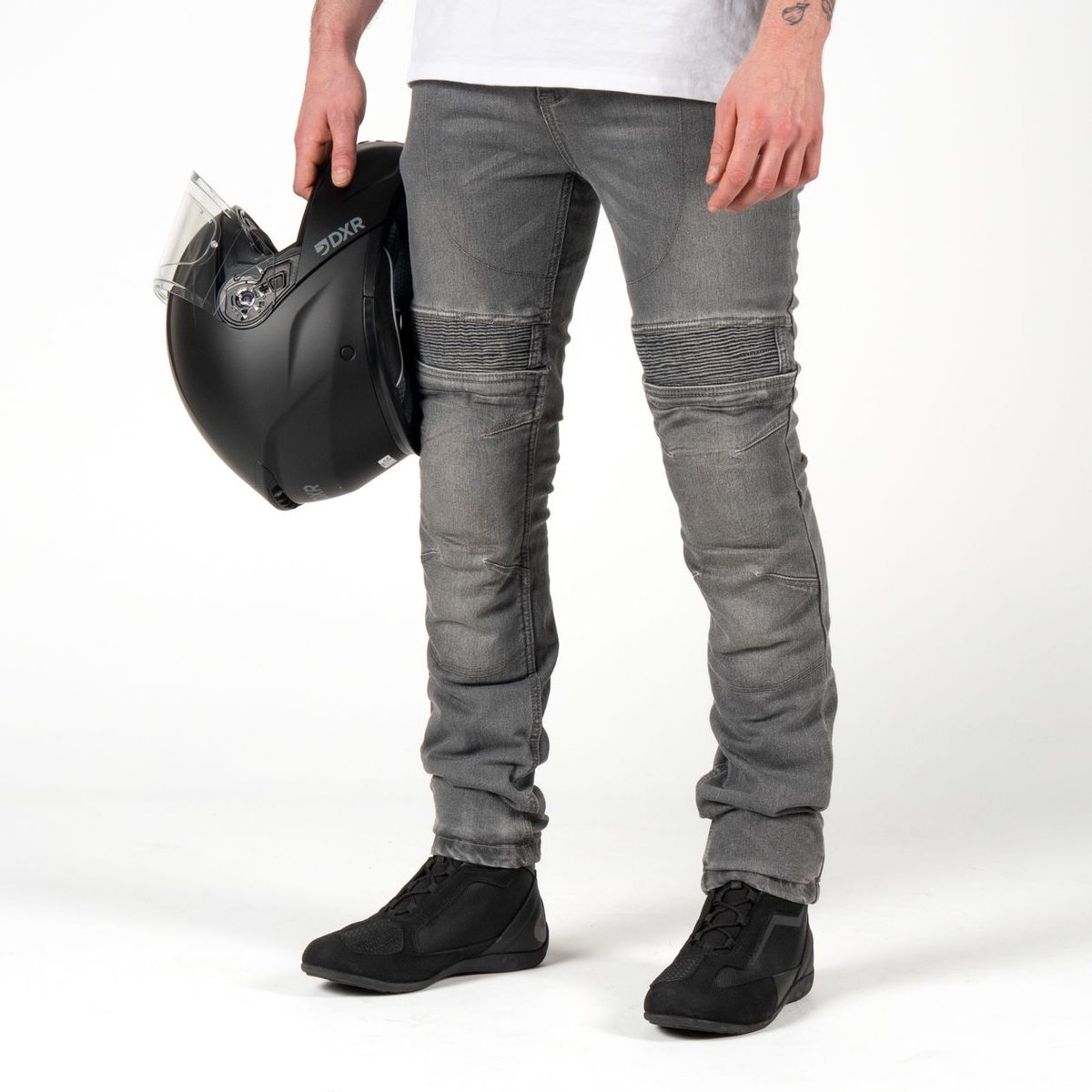 DXR Motorjeans - Kaptor - Grijs - L – foto 4