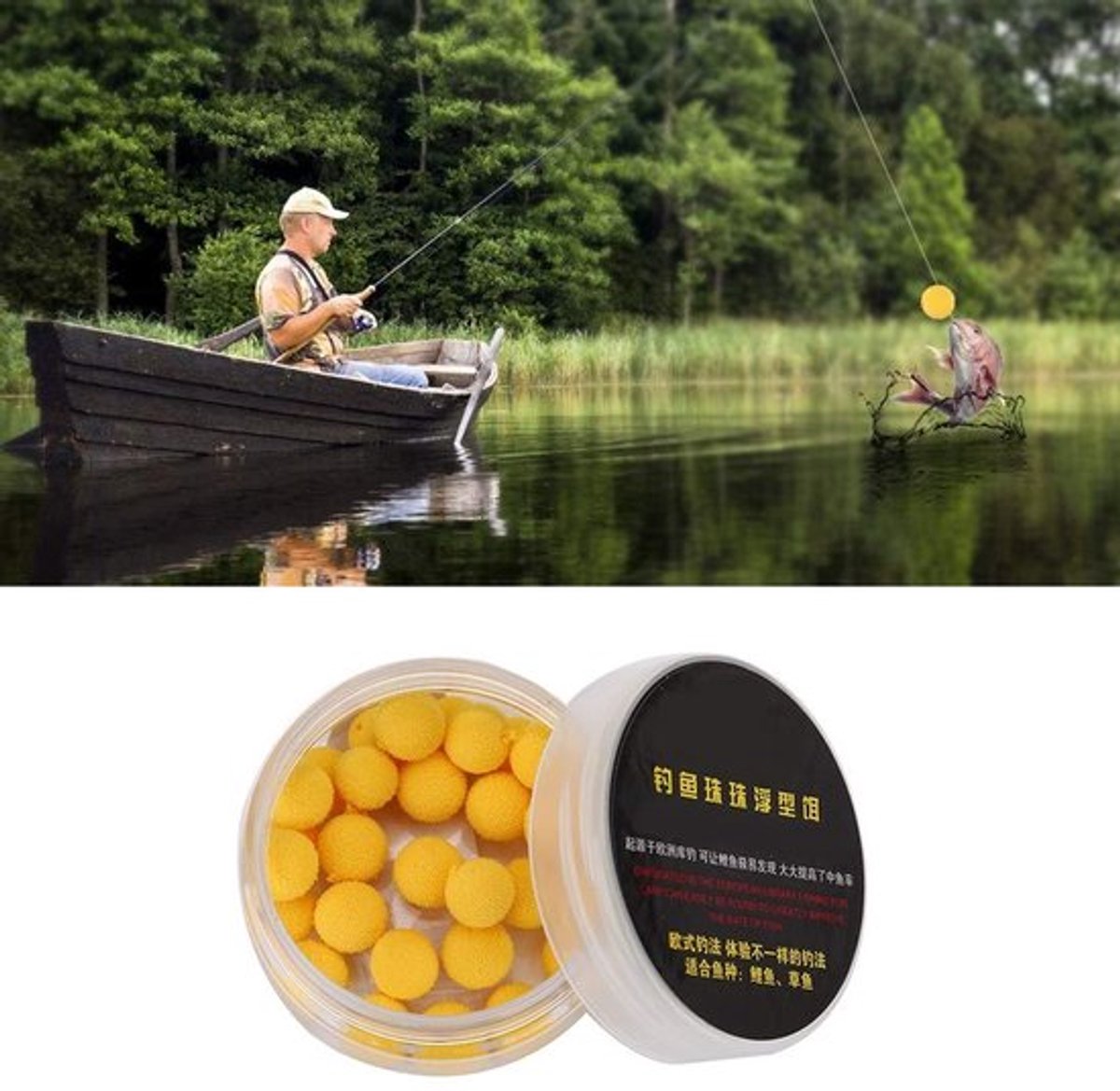 Pop Up Boilies 30 Stuks - Zacht Aas - Groot Drijfvermogen - Ultralicht - Aardbeismaak/Zoete Aardappelsmaak - Hoge Dichtheid - Drijvend Aas
