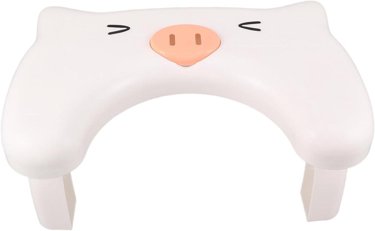 Opvouwbare Toiletkruk - Hurkstoel Voetenbank - Verbeteren Stoelgang - Ergonomisch Ontwerp - 42 x 30 x 9 cm - Wit