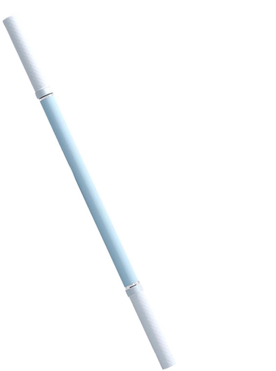 Yogastick - Massagepaal Rugcorrector - Houding Verbeteren - Ergonomische Gebogen Rol - 45 cm - Blauw