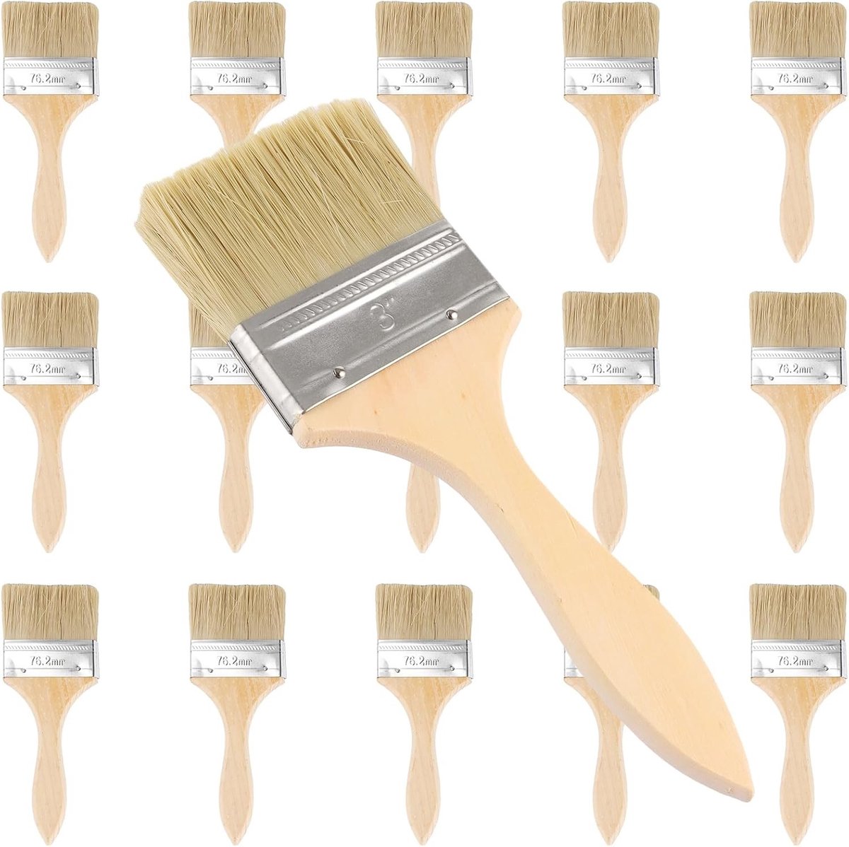Professioneel Kwasten Set van 15 Stuks voor Verf, Vernis en Lijm - Ideaal voor Schilderen en Glazuren