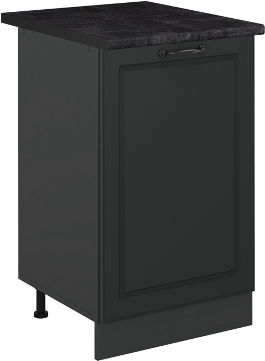 Vicco Keukenonderkast R-Line, Antraciet landelijk/Antraciet, 50 cm antraciet werkblad