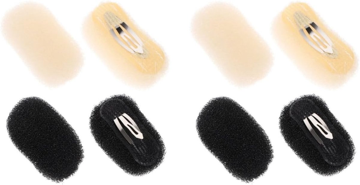 8 Stuks Haarclips voor Vrouwen, Bump Pad voor Volume, Ademend en Stijlvol Haaraccessoire in Diverse Kleuren