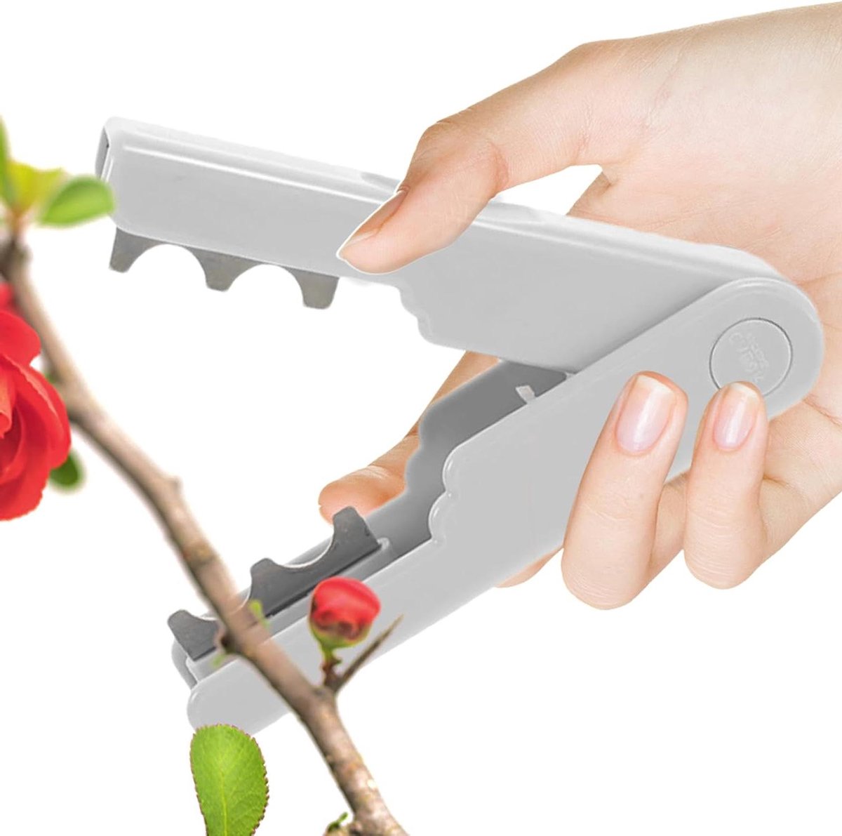 Rozenstekker Gereedschap - Bloemenextractor Bladtang - Bloemen Schoonmaken - Antislip Buitenontwerp - 14 x 3 x 2 cm - Wit