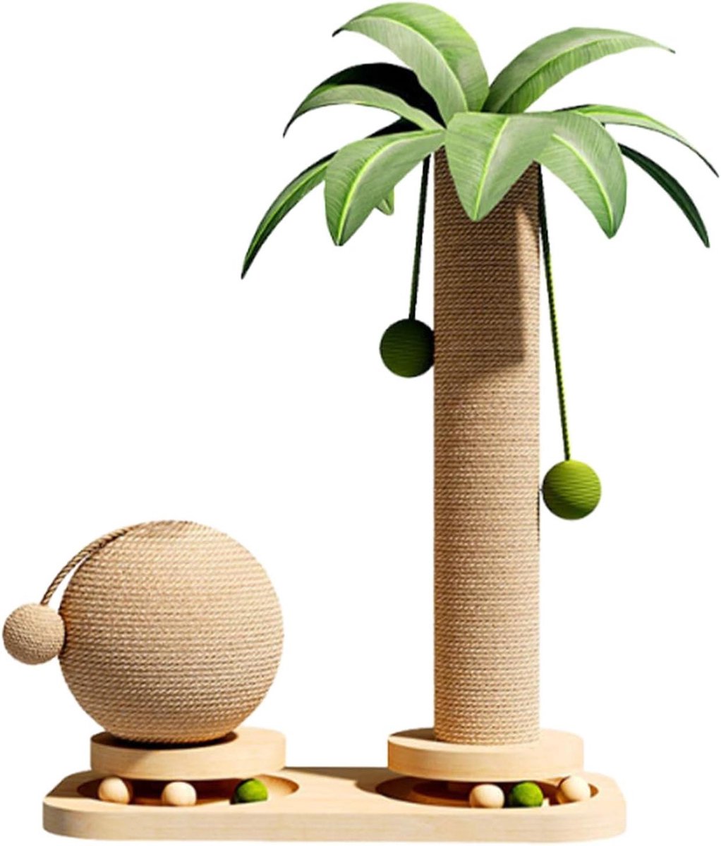 Katten Klimboom - Krabpaal Huis - Spelen en Rusten - Meubelvriendelijk Ontwerp - 30 x 20 x 25 cm