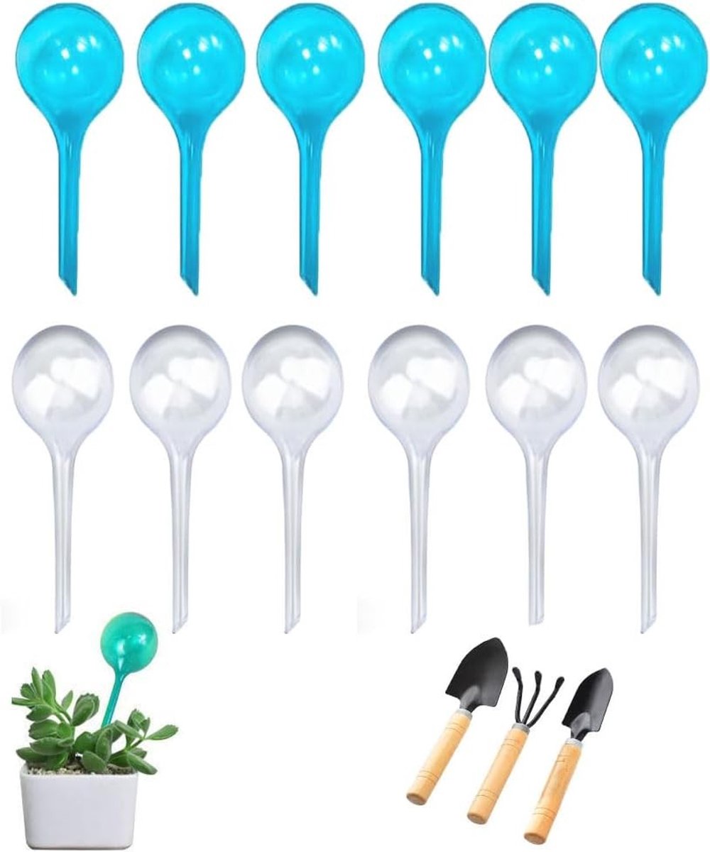 Irrigatiekugels voor Planten - 12 Stuks, Handige Tuinaccessoires voor Efficiënte Watergift, Ideaal voor Potplanten en Tuinieren