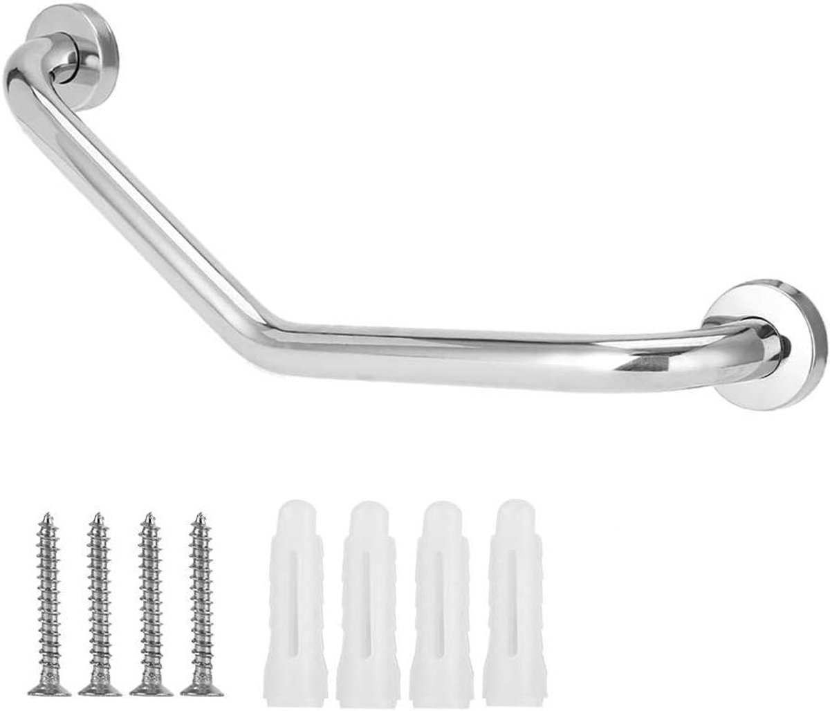 Badkamer Handgrepen - Veiligheidsbeugel Douche - Veiligheid Verhogend - Antislip Ontwerp - 48 cm - Zilver