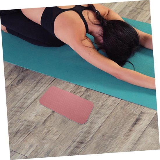 Yoga Kniekussen Mat - Kniebeschermer Fitness - Oefeningen Ondersteunen - Extra Dikke Vulling - 34 x 17 cm - Multi — afbeelding 5