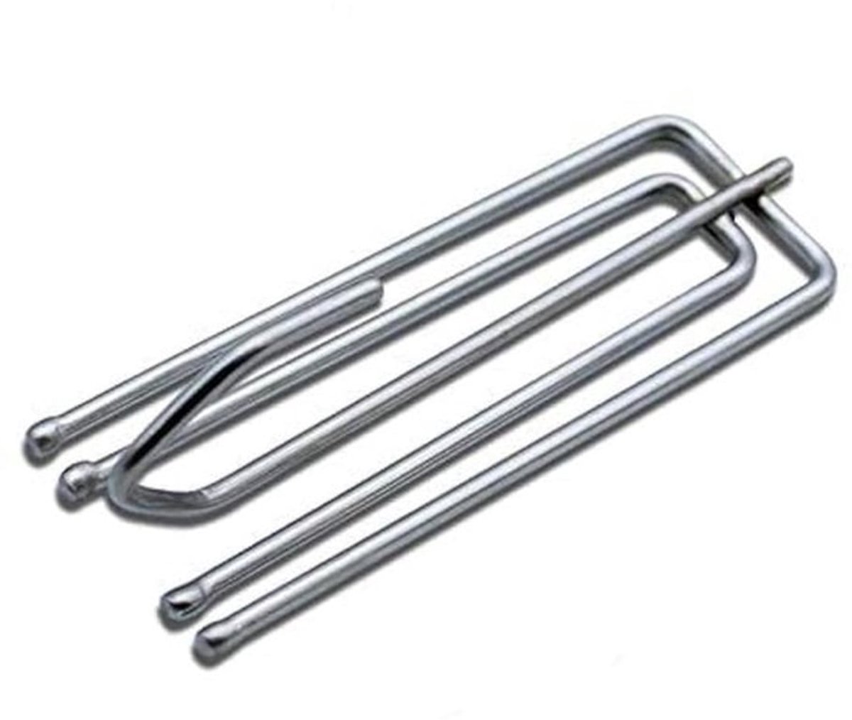 Gordijnhaken Heavy Duty - 40 Stuks - Metalen Haken - Geschikt voor Kopband - Herbruikbaar - Glad en Braamvrij
