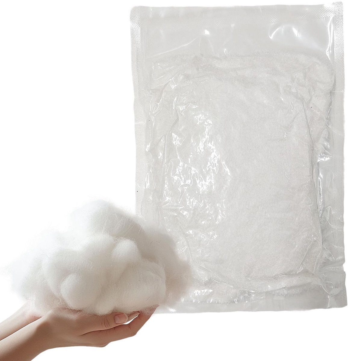 Vulling voor kussens, 80g polyester vezel voor zitzakken en knutselen