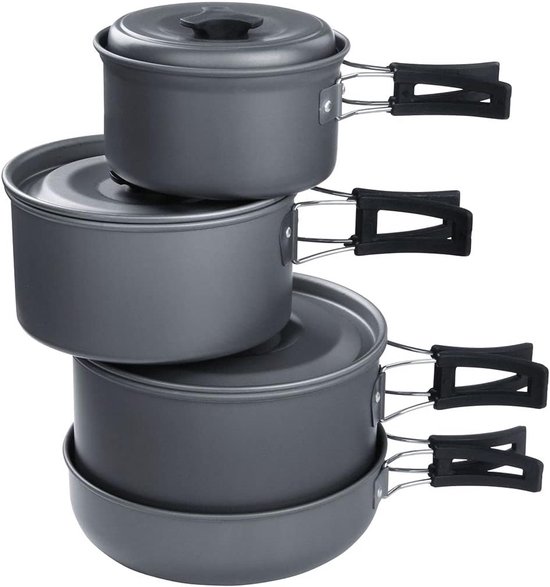Camping Kookset voor 4-5 Personen - 7-delige Pannenset — afbeelding 5