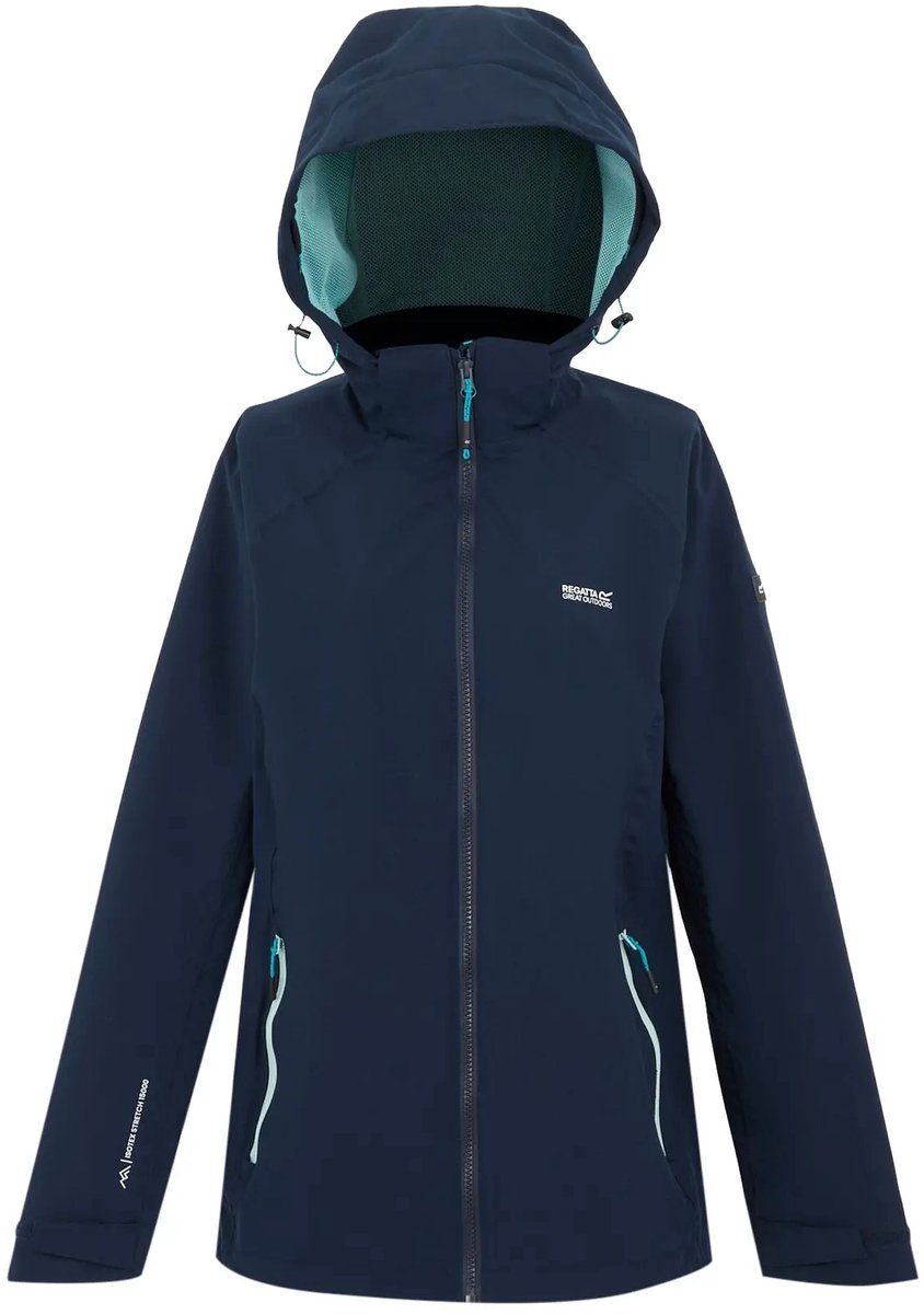 Waterdicht damesjack Regatta Bosfield III Marineblauw