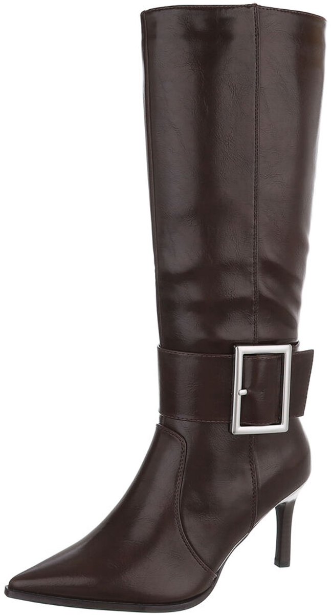 Hoge laars met gespdetail - dames Mt:38