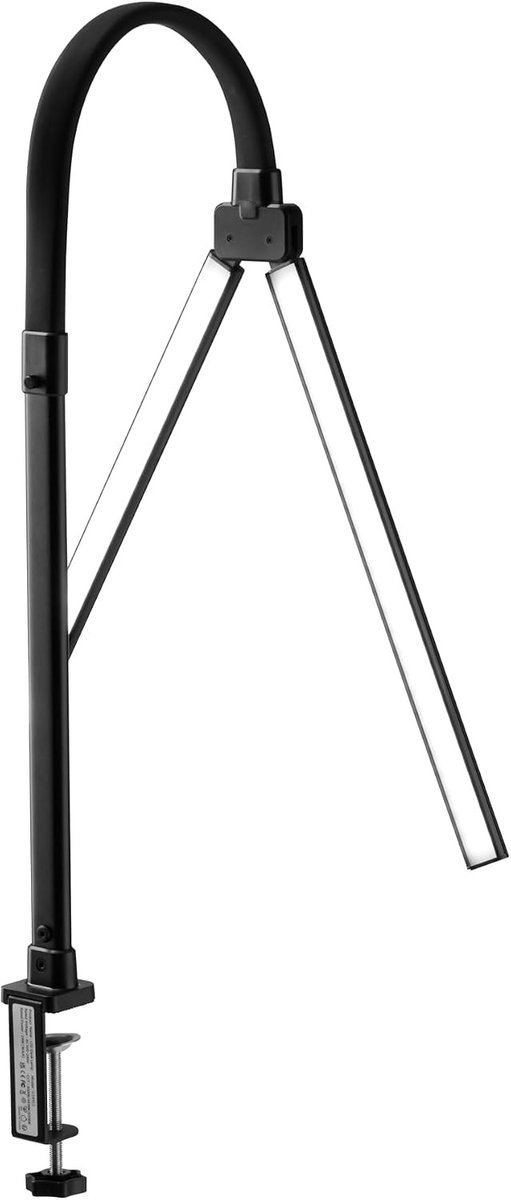 Bankierslamp - Zwart - 12 x 14 x 14,5 cm - Metalen Boekensteun - Voor Boeken en Tijdschriften