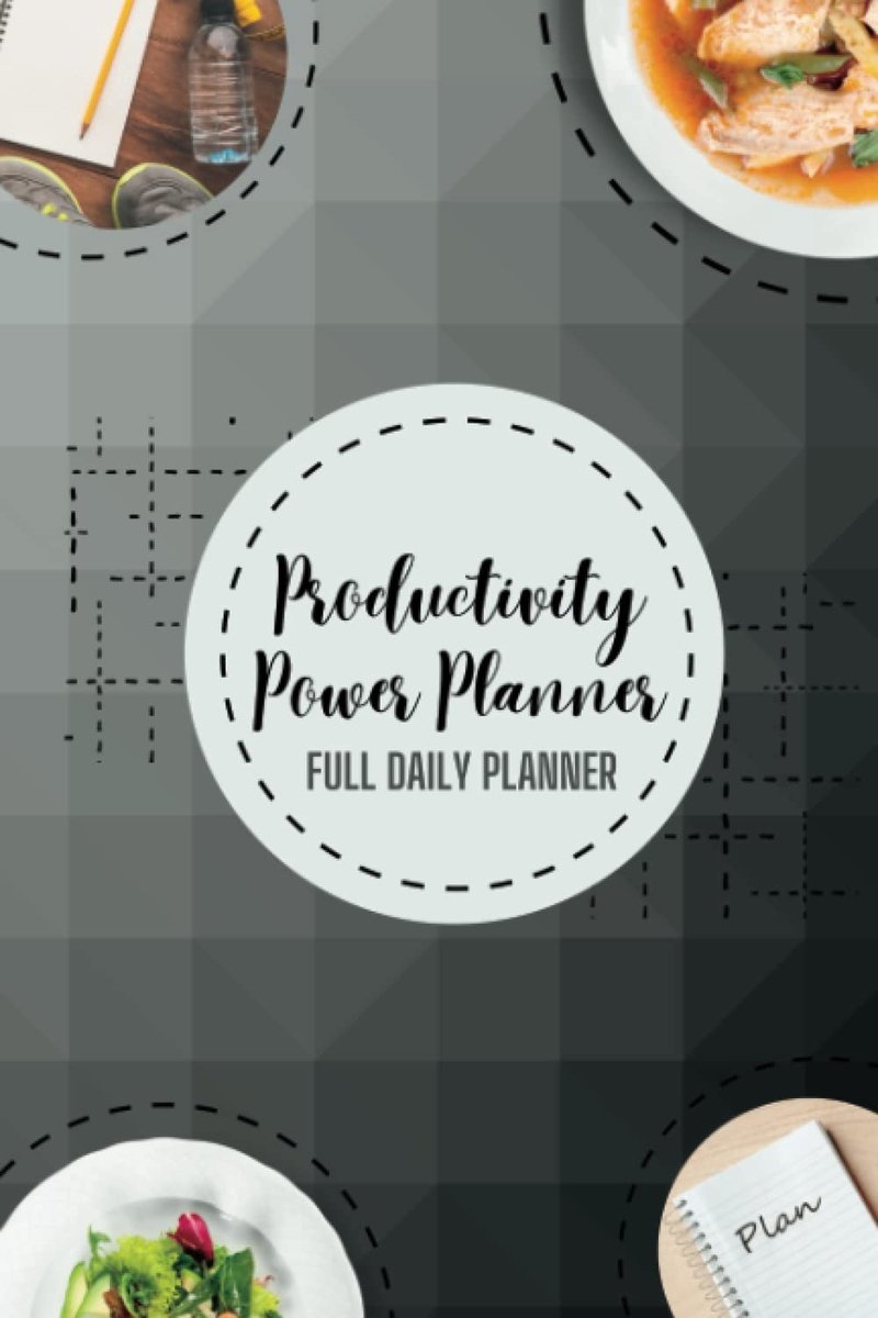 Succesplanner - Zwart-wit - Full Daily Planner - Dagelijkse Organisatieplanner - Voor Doelgerichte Mensen