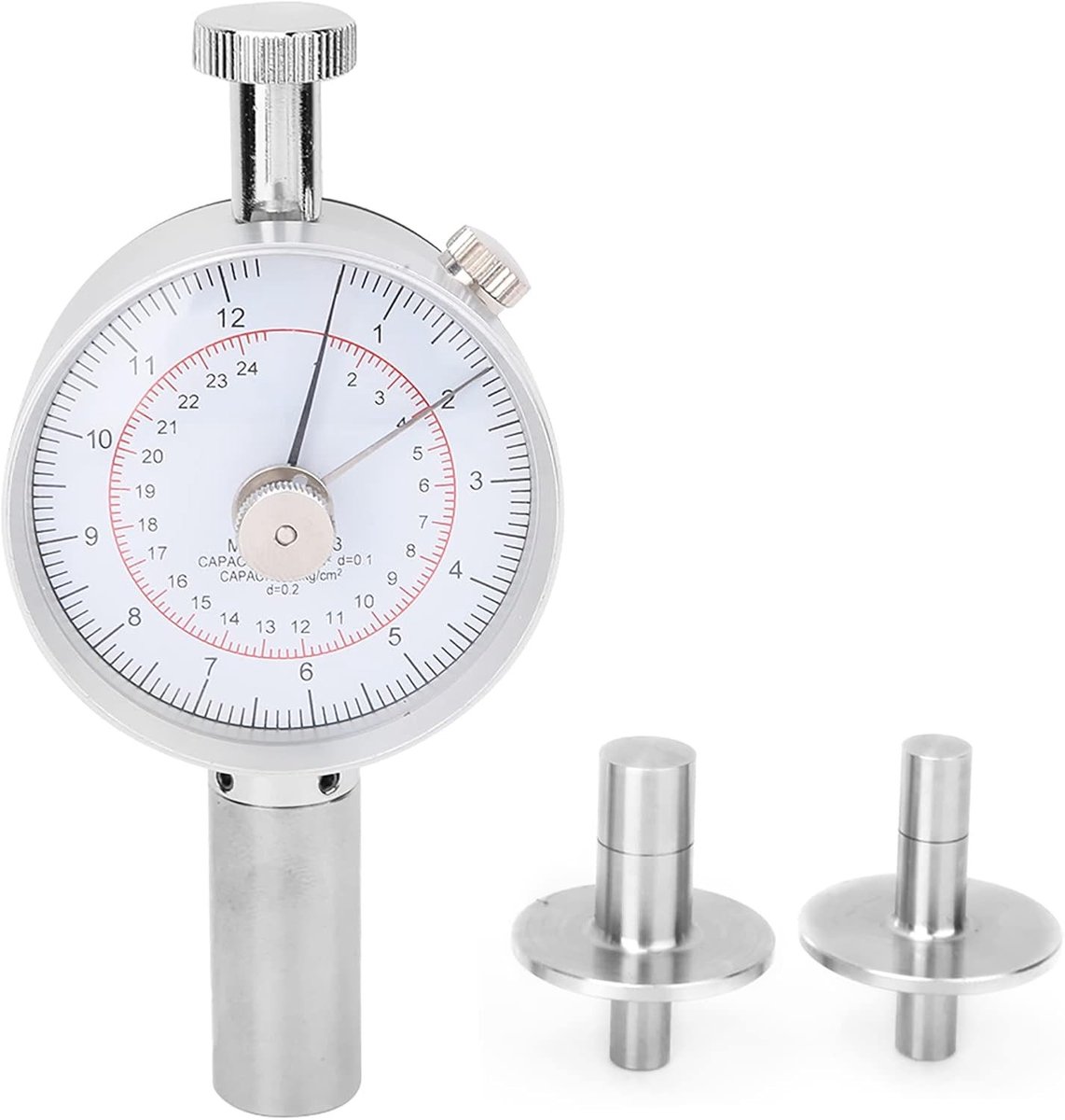 Nauwkeurige Fruitpenetrometer voor Hardheidstesten van Appels, Peren en Aardbeien met 2 Meetkoppen voor Landbouw en Onderzoek