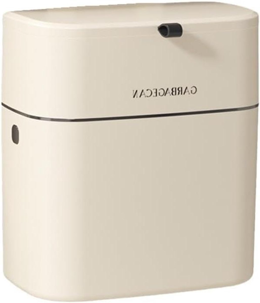 Compostbak Keuken - Prullenbak Aanrecht - Voedselresten Verwerken - Met Deksel - 25 Gallon - Wit
