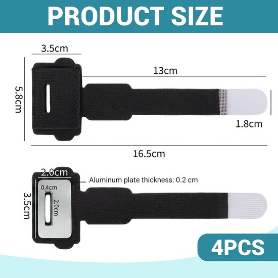 4 Stuks Teenspalken voor Hammertenen, Antislip Teenhulpmiddelen voor Correctie van Gebroken en Overlappende Tenen, Comfort en Ondersteuning voor Mannen en Vrouwen — afbeelding 5
