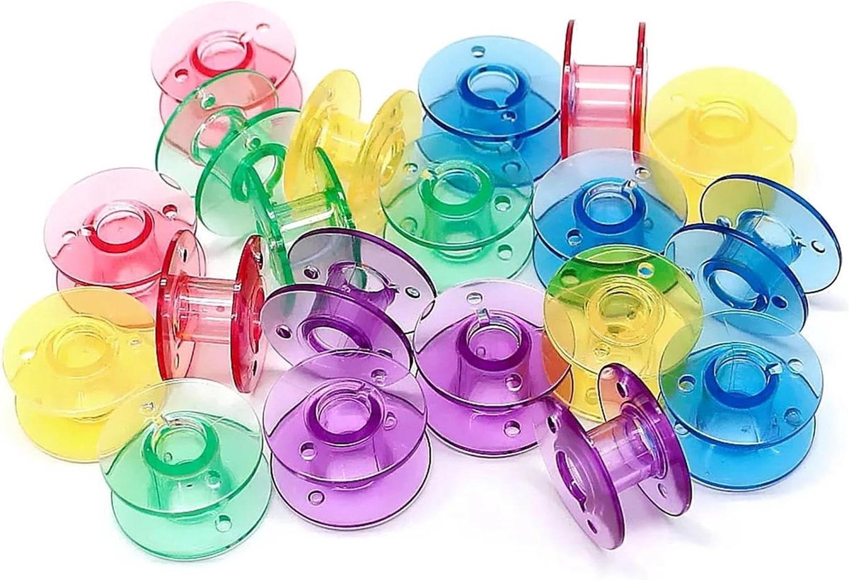 Plastic Klossen - Naai Spoelen - Garen Beheer - Kleur Gecodeerd - 500 Stuks - Groen