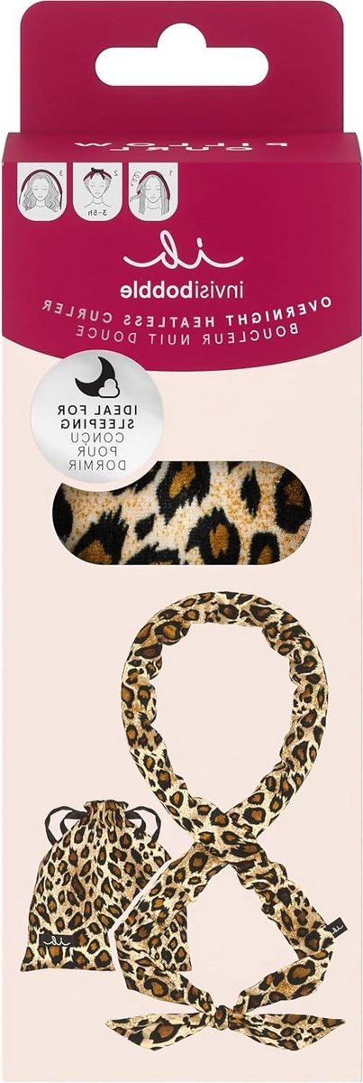 Pillow Curls Set - Haarband Krullen - Zachte Golven Creëren - Hittevrije Krultechnologie - 4 stuks - Blauw
