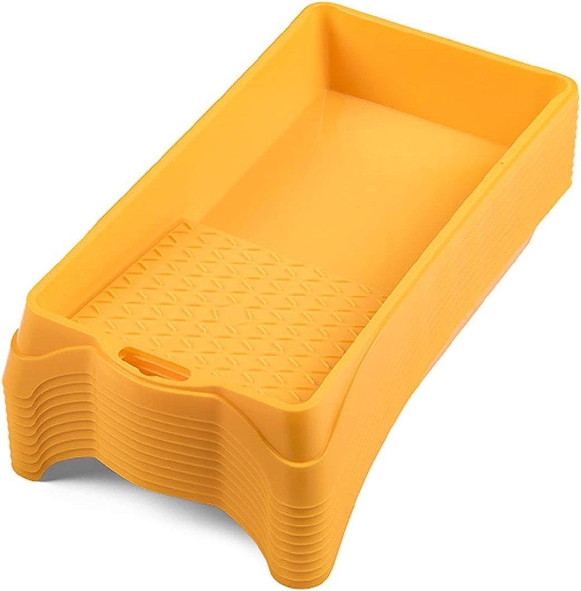 Verfbak Set van 10 - Kunststof - 30 x 16 x 10 cm - Voor Efficiënte Schilder- en Renovatiewerkzaamheden