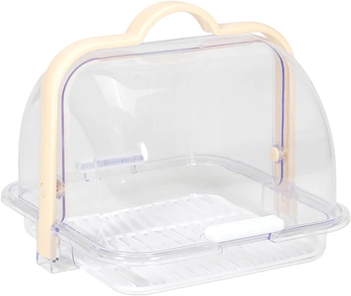 Broodtrommel - Broodbak Opberger - Brood Vers Houden - Stijlvol Keuken Design - Eén Maat - Wit