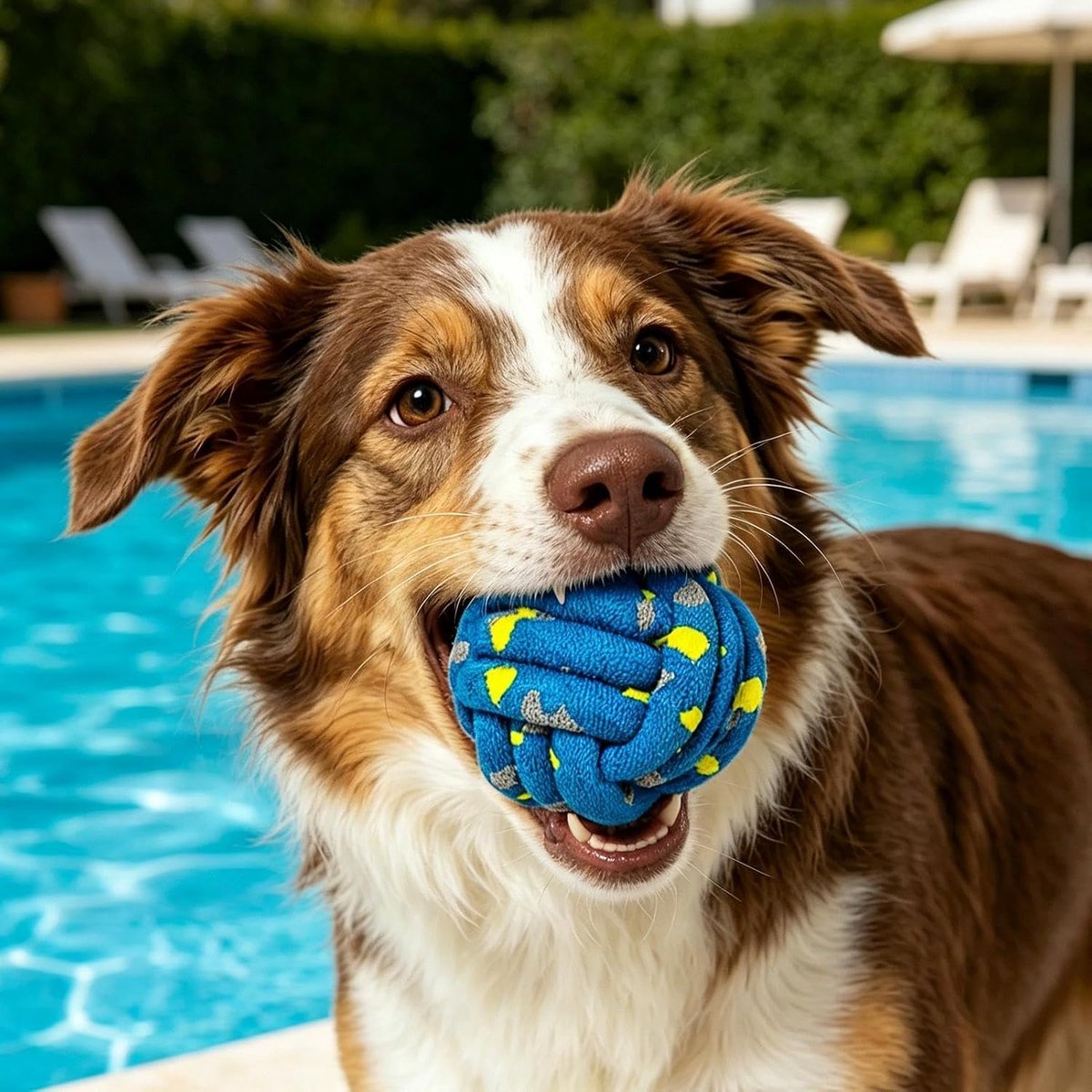 Honden Speelballen - Huisdier Speelgoed - Interactief Spelen - Lichtgewicht en Drijvend - 4 stuks - Meerdere Kleuren
