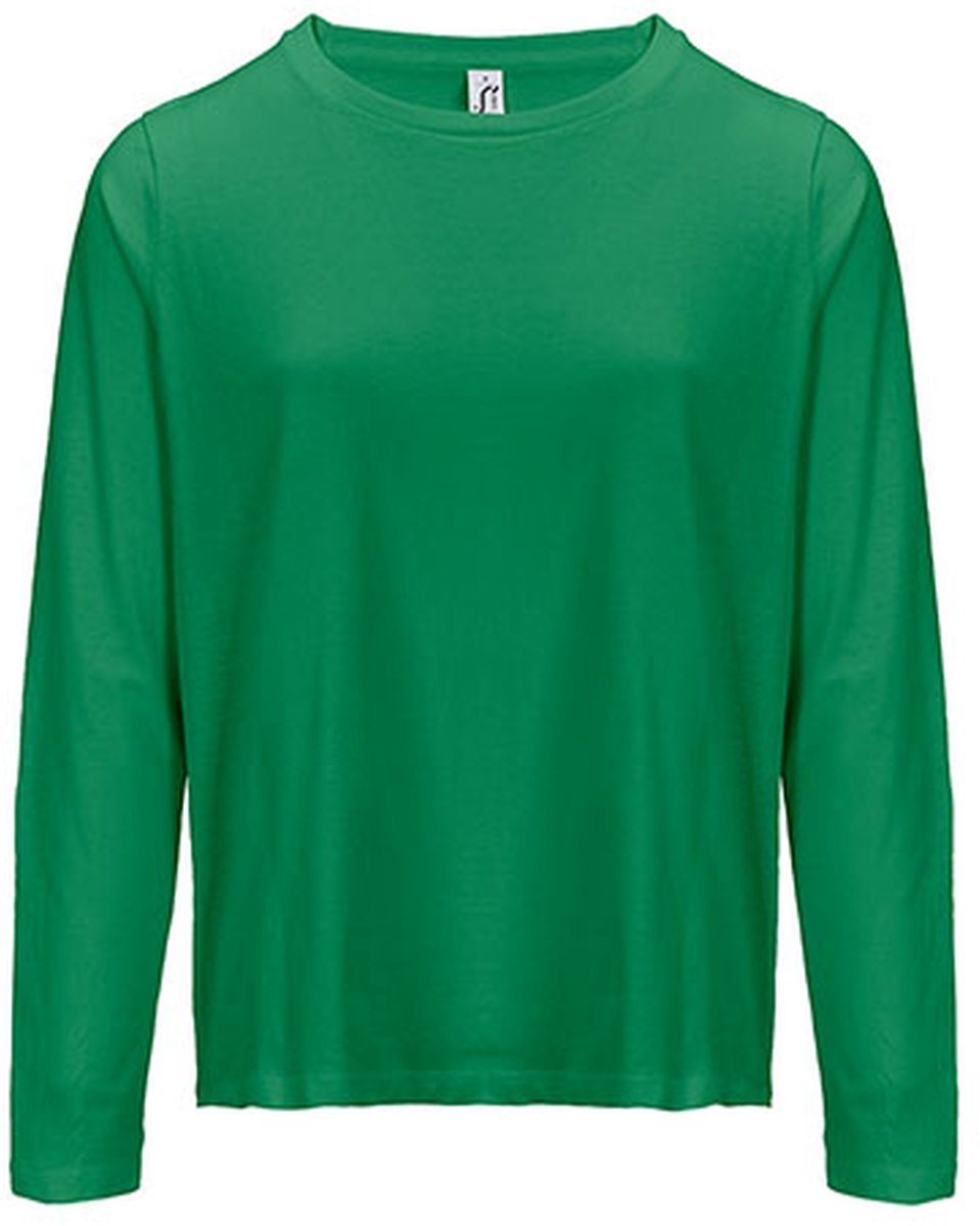 SOL'S Women´s Monarch Long Sleeve T-Shirt L04443 - Kelly Green - M