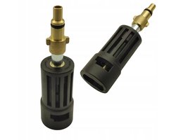 Rosfix Adapter Vervanging Spuitpistool - Bayonet K - Messing, 160 bar, 60°C - Geschikt voor Nilfisk, Kärcher