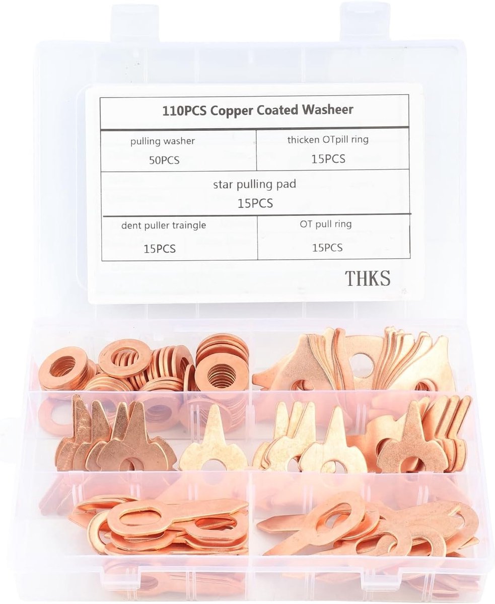 Uitdeuk Ringen Set - Carrosserie Reparatie Tool - Auto Plaatwerk Herstellen - Complete Set 110 Stuks