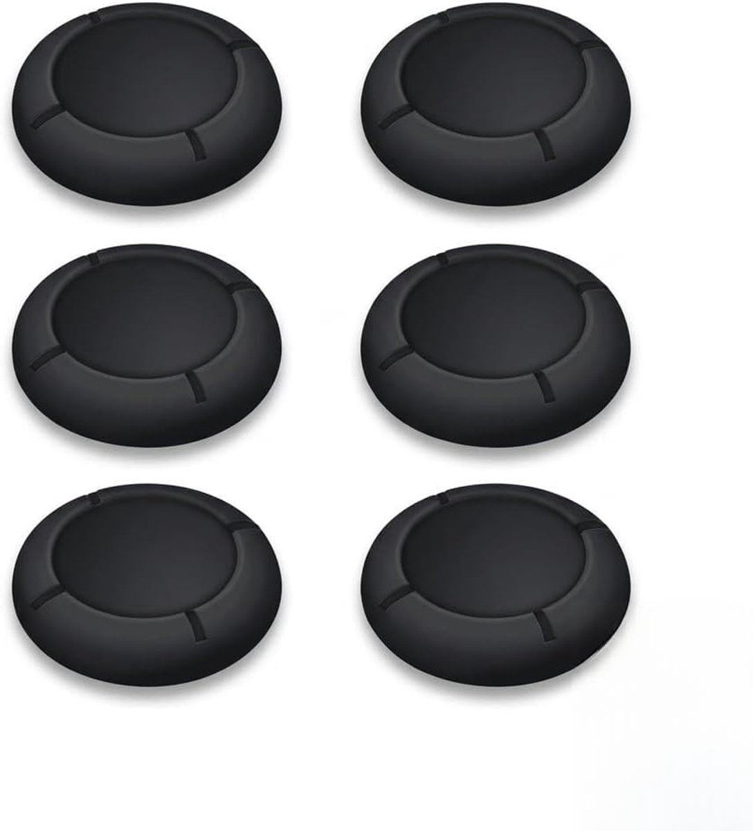 SnelShoppen - Joystick Caps Vervangingen Silicone Thumbstick Caps Zwart Analoge Deksel Vervangingsonderdelen Accessoires Voor Nintendo Switch Lite OLE