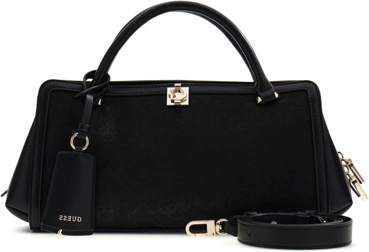 Schoudertas Handtas - Dames Tas - Dagelijks Gebruik - Verdeeld Hoofdcompartiment - 36 x 16 x 10 cm - Zwart