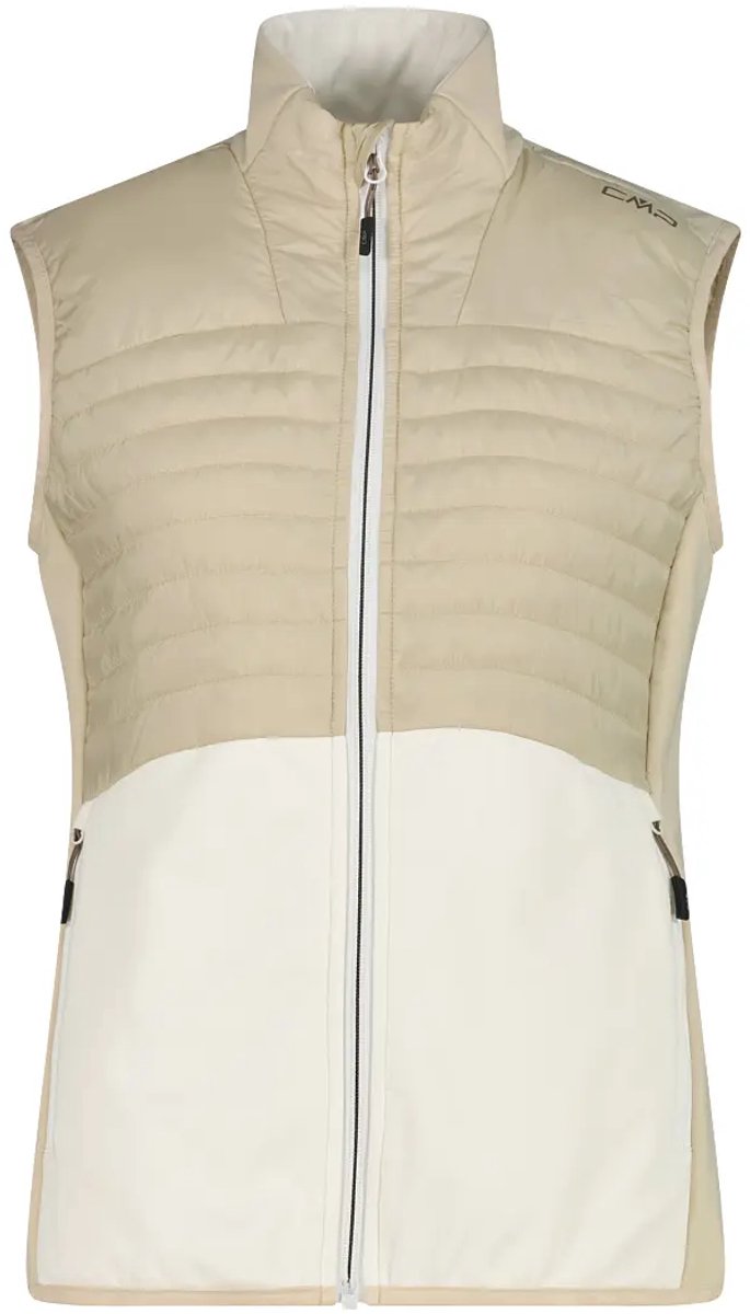 Hybride mouwloos damesjack CMP Stretch Performance Unlimitech Offwhite