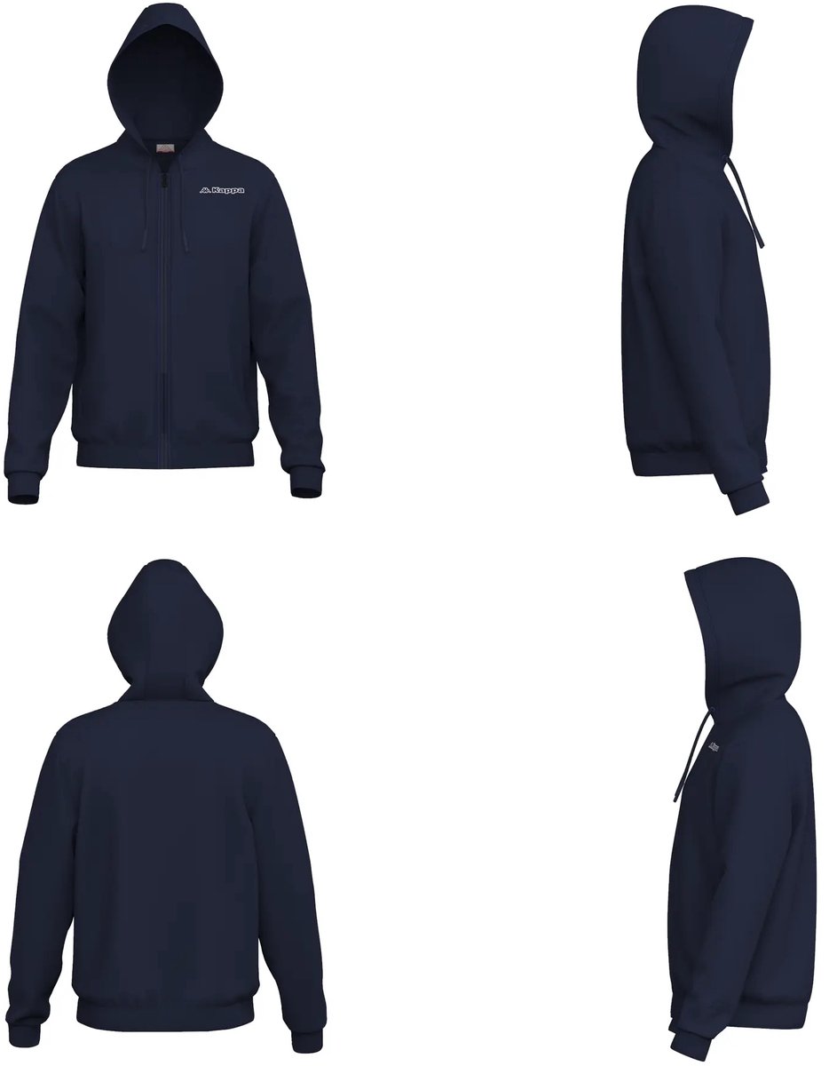 Hoodie Kappa Gruffio Blauw