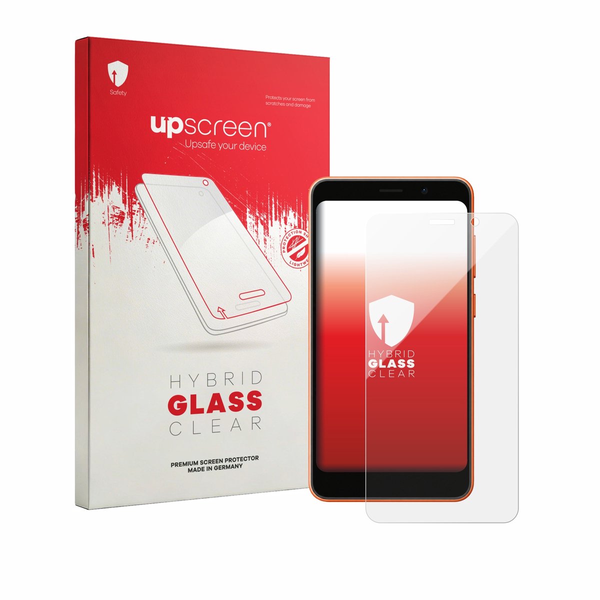 upscreen - Screenprotector voor Ulefone Note 22 - Folie Beschermfolie Beschermglas transparant