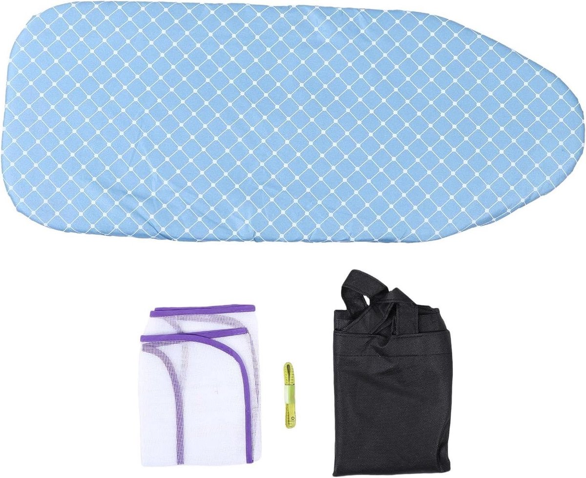 Mini Strijkplank - Tafelstrijkplank - Kleding Strijken - Hittebestendige Hoes - 73 x 30 x 6 cm - Grijs