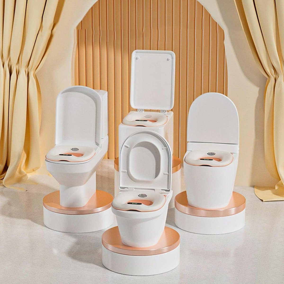 Opvouwbaar Zitbad - Bidet Toilet Postpartum Zorg - Hygiënisch Reinigen - Anti-Overlap Gaten - 39x36 cm - Wit
