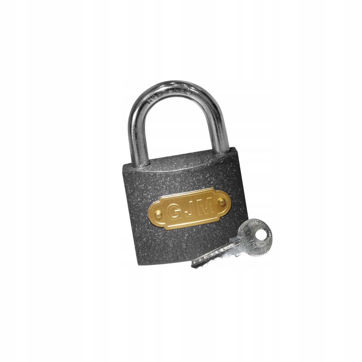 Grijze Gieterslot 75mm - Inclusief 3 Sleutels