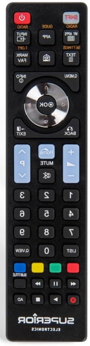 Universele Afstandsbediening - TV Afstandsbediening - TV Bediening - Plug and Play - Niet gespecificeerd - Zwart
