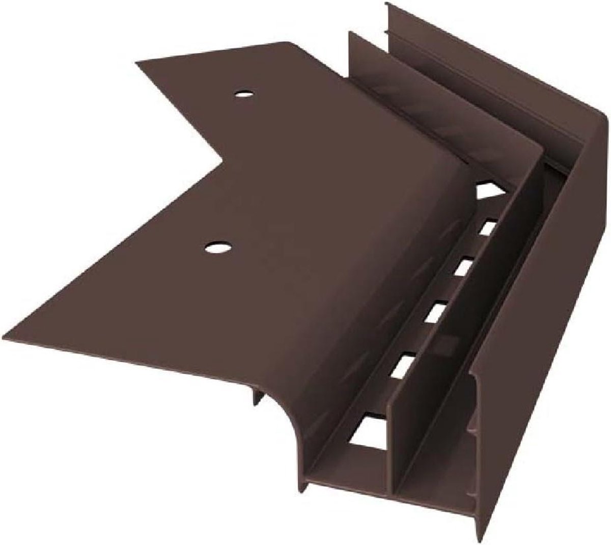 Afwerkprofiel Balkon - Randprofiel Terras - Terras Afwerken - Waterafvoer - 200 cm - Grijs