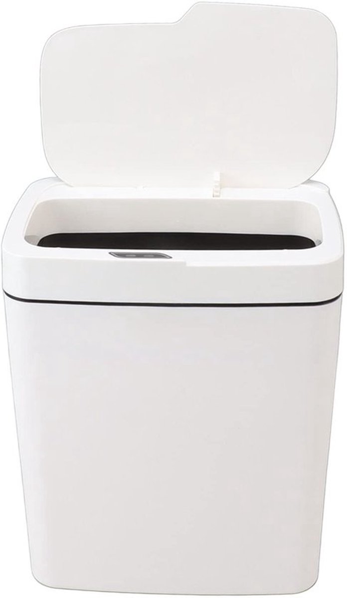 Prullenbak 18 Liter - Automatische Prullenbak - Vuilnisbak met Sensor - Hygiënische Afvalverwerking - Geschikt voor Badkamer/Kantoor - Lichtgewicht PP Materiaal